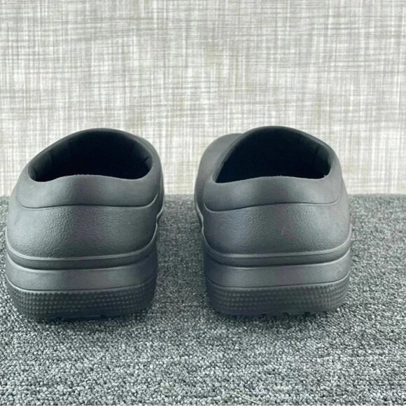 Crocs Adult M8/W10 black slip resistant dual crocs comfort shoes s2210 - Picture 4 of 10